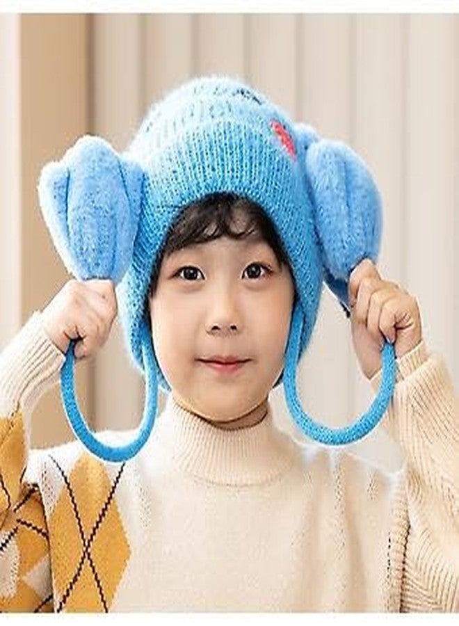 Richmen Kids Rabbit Hat Ear Moving Jumping Funny Bunny Plush Cap for Women Girls, Winter Spring Warm Hat | Age Above 5 Years - Image 4